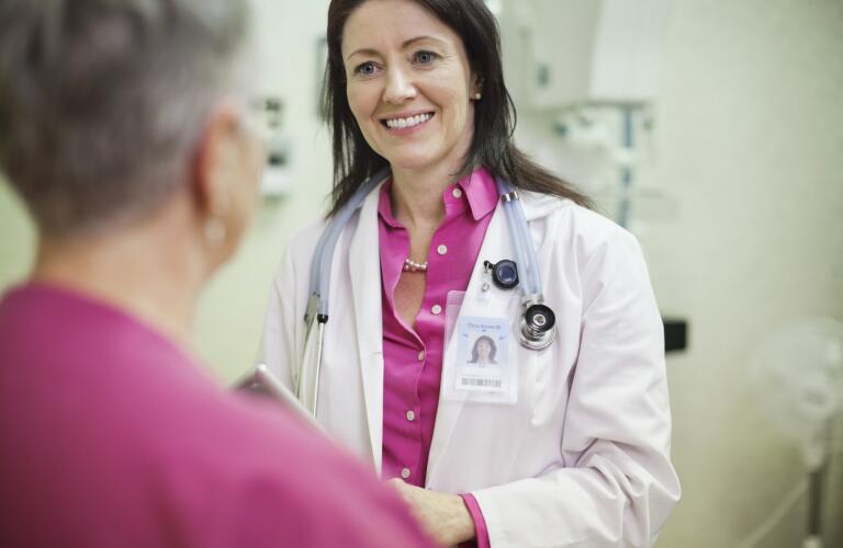 smiling female doctor