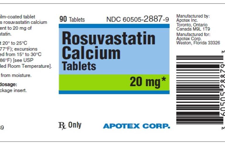 Rosuvastatin calcium tab 5 mg