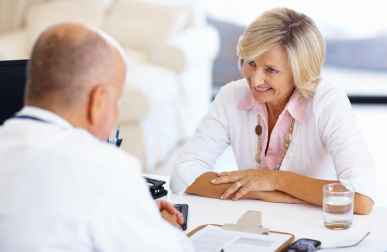 doctor with patient