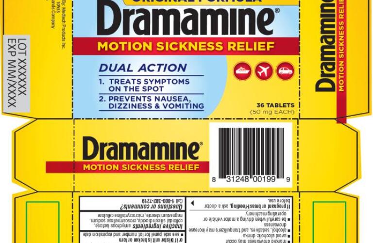 dramamine original formula pictures