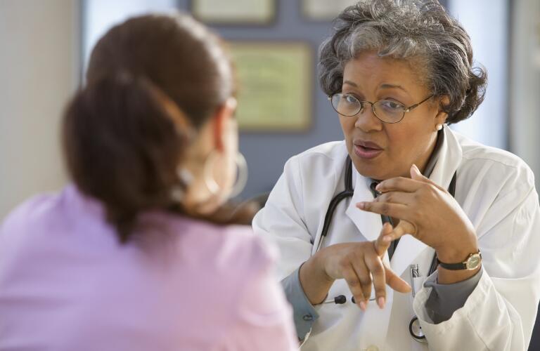 Doctor and patient