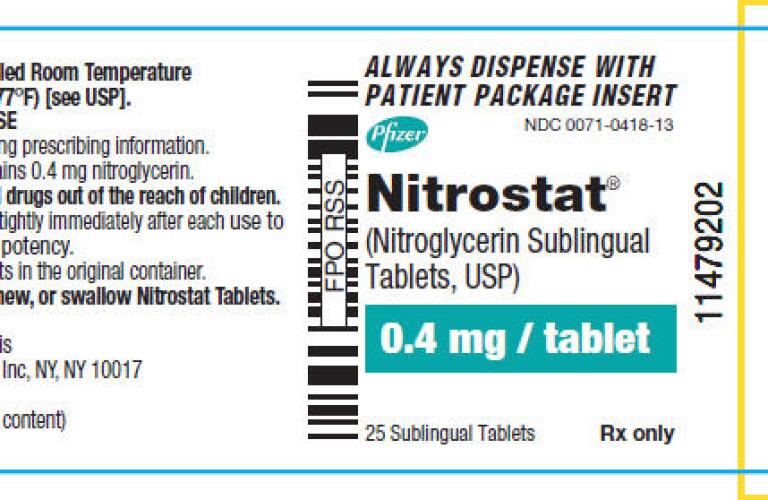 Nitrostat pictures images labels healthgrades nitroglycerin tablet 
