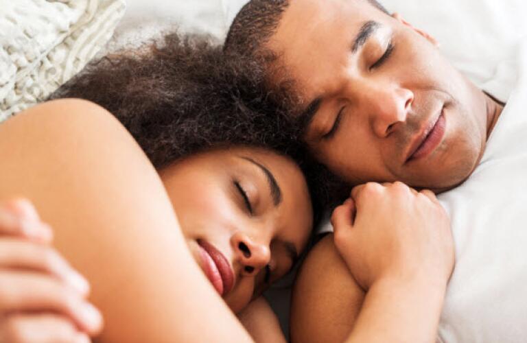 couple sleeping