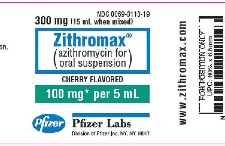 Zithromax 100 mg/5ml