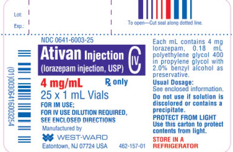 Lorazepam 2mg/ml