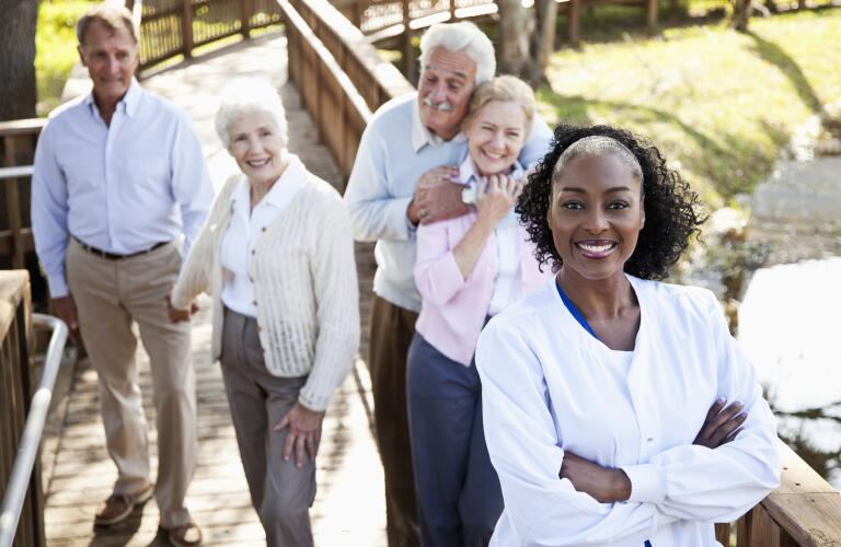 group of health professionals