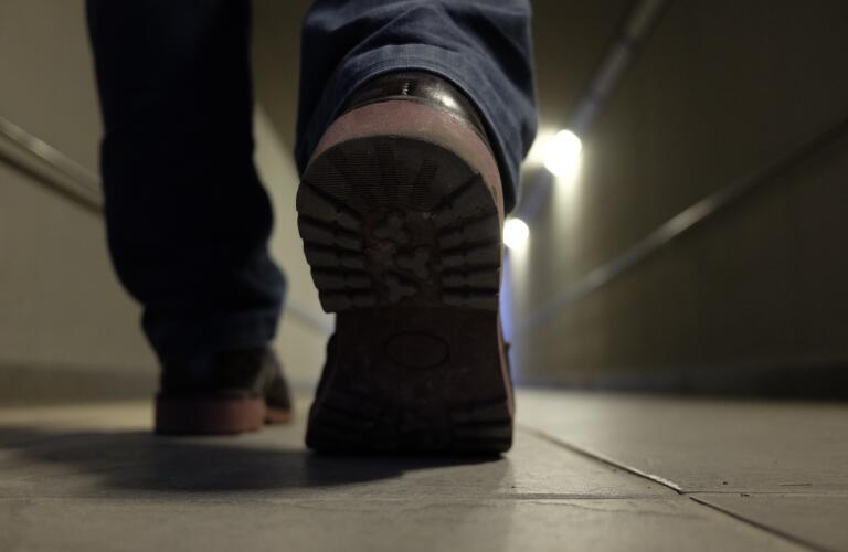 Man's walking shoes