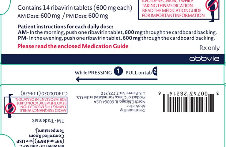 ribavirin tablet film coated