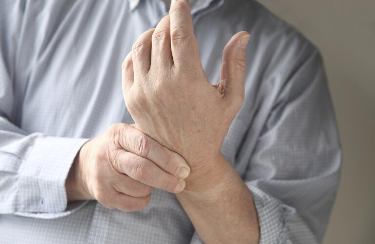 Man with Wrist Pain