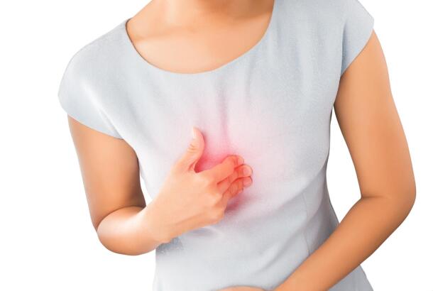 Heartburn pain in back