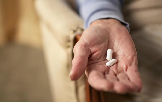 Pills in hand Pills in hand