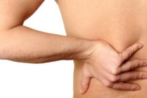 man with back pain