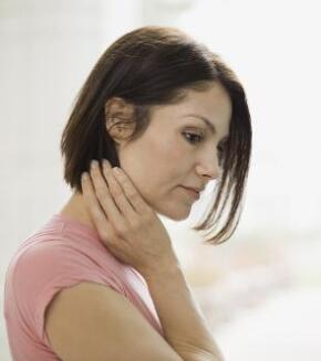 portrait of stressed woman
