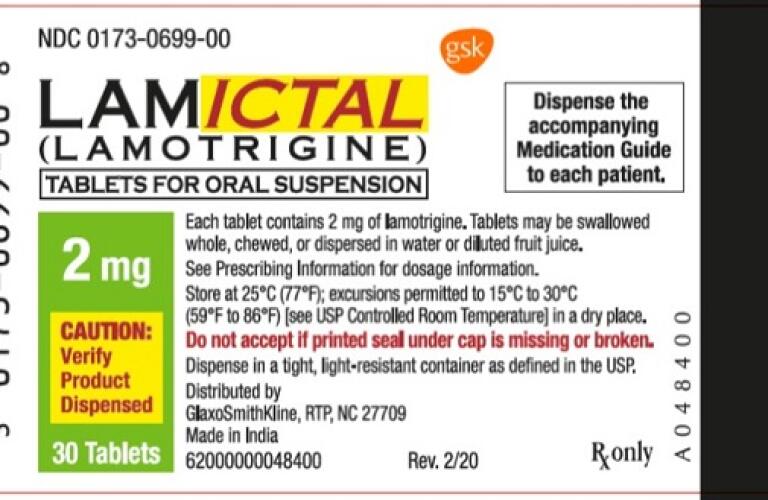 Lamictal Tablets 25 Mg