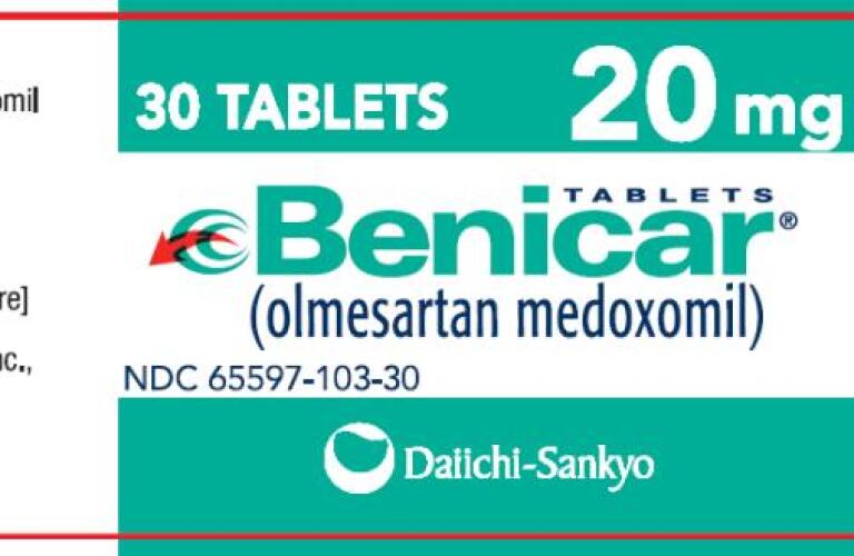 Olmesartan benicar 20 mg