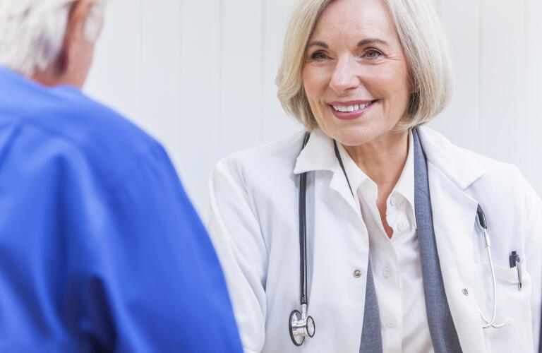 Smiling doctor