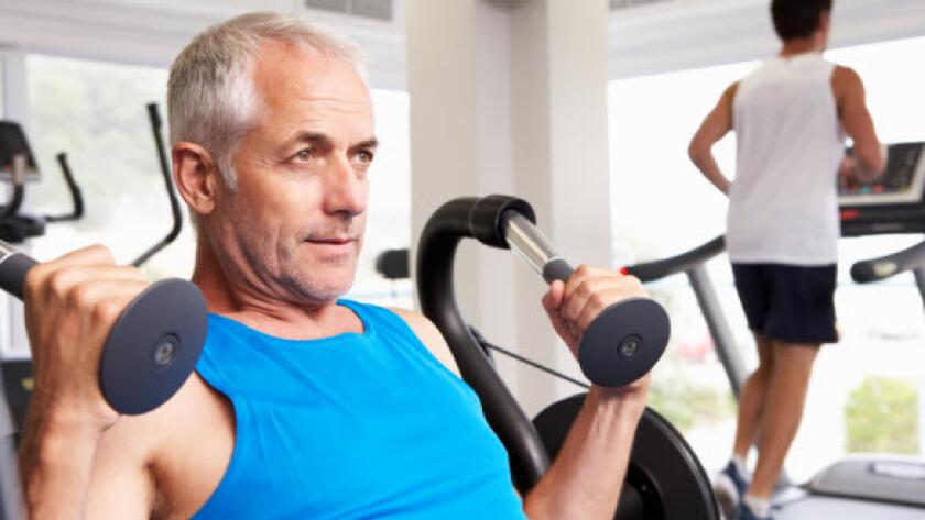 Man exercising