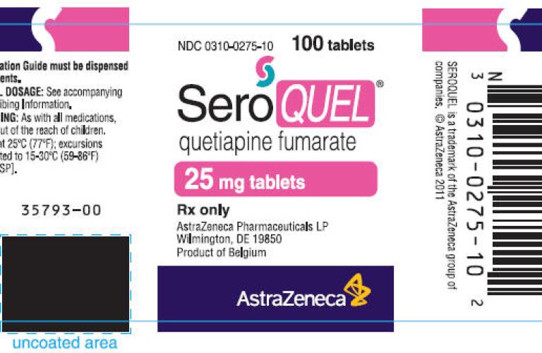 seroquel 25mg tab