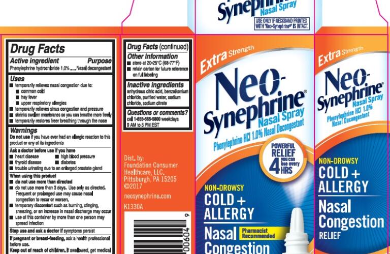 Neo Synephrine Extra Strength Healthgrades Phenylephrine Hydrochloride Spray