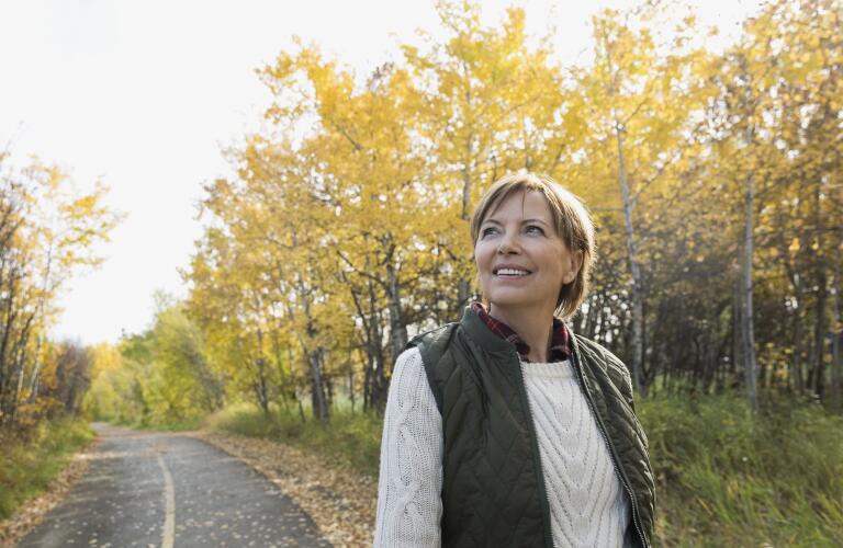 Woman walking