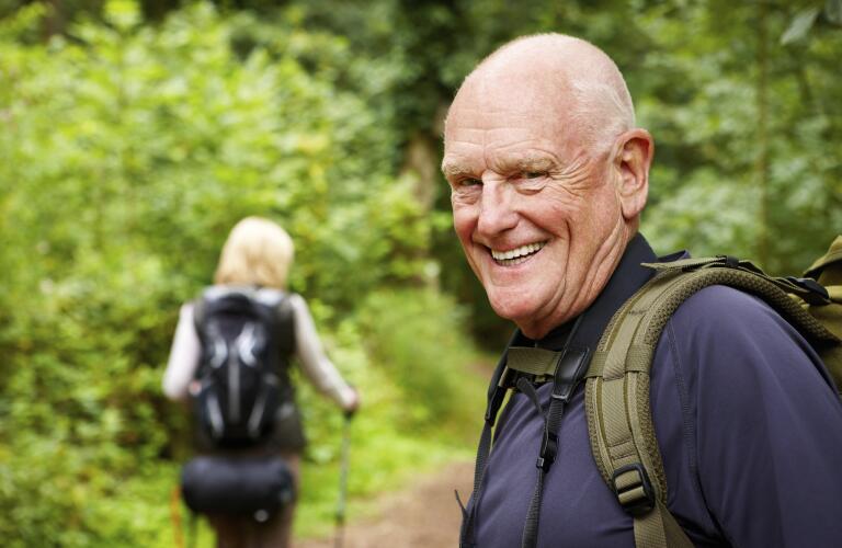 Senior Couple Hiking