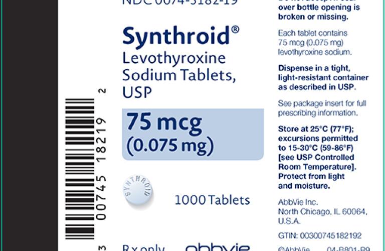 Synthroid 75 Mg