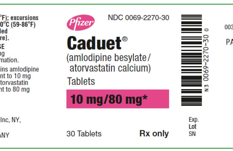 caduet tablets side effects