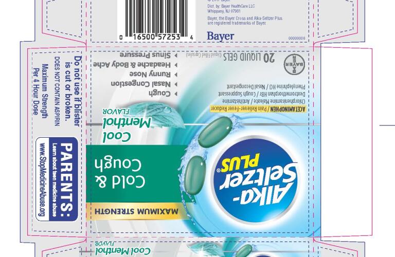 Alka Seltzer Plus Maximum Strength Cold And Cough Liquid Gels With Cool Menthol Flavor Liquid Gels Healthgrades Acetaminophen Chlorpheniramine Maleate Dextromethorphan Hydrobromide Phenylephrine Hydrochloride Capsule Liquid Filled