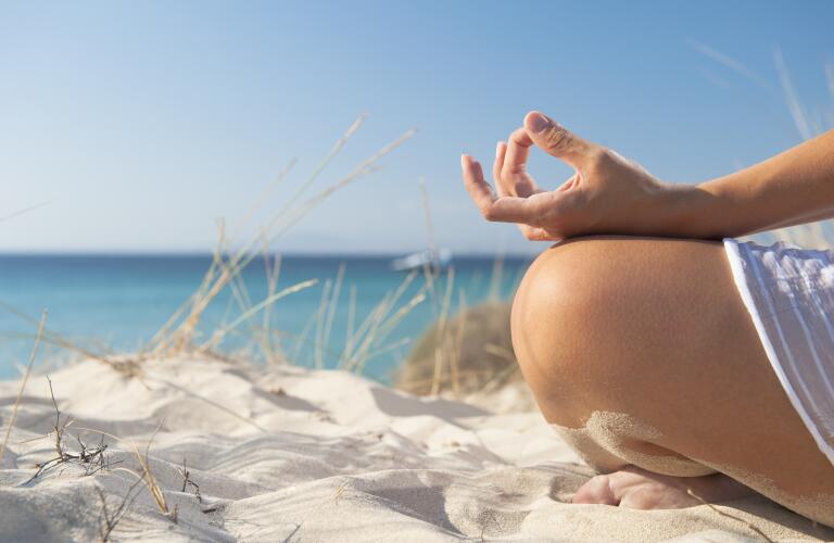 Meditation close up