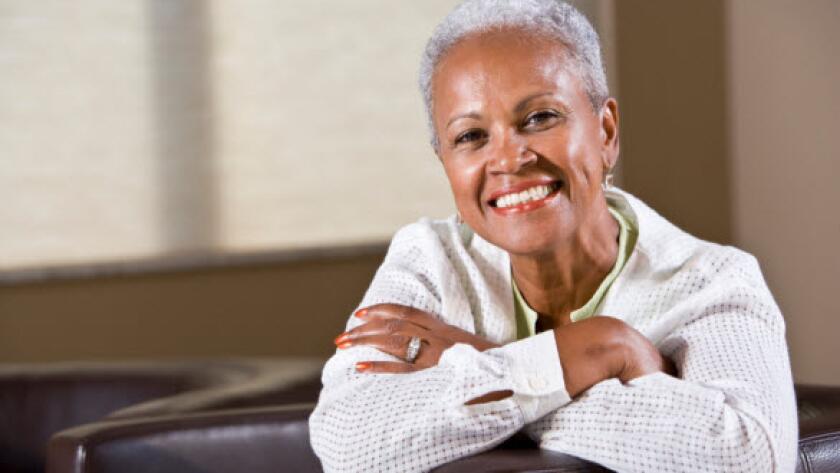 Smiling senior woman
