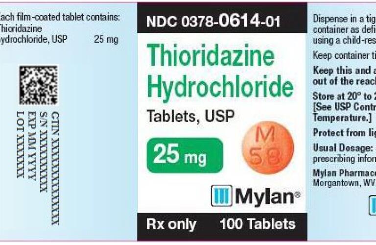 Thioridazine Hydrochloride Healthgrades Tablet Film Coated