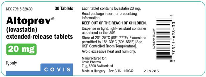 Altoprev Lovastatin Tablet Extended Release Pictures